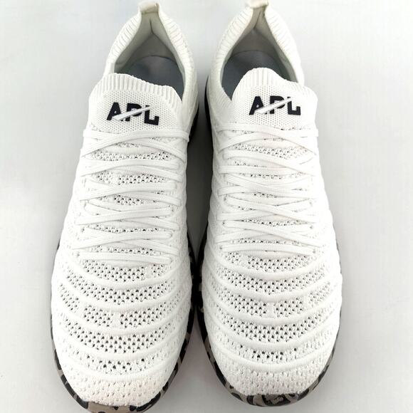 APL Men's White Asteroid Leopard TechLoom Wave Sneakers Size 11 - Picture 7 of 9